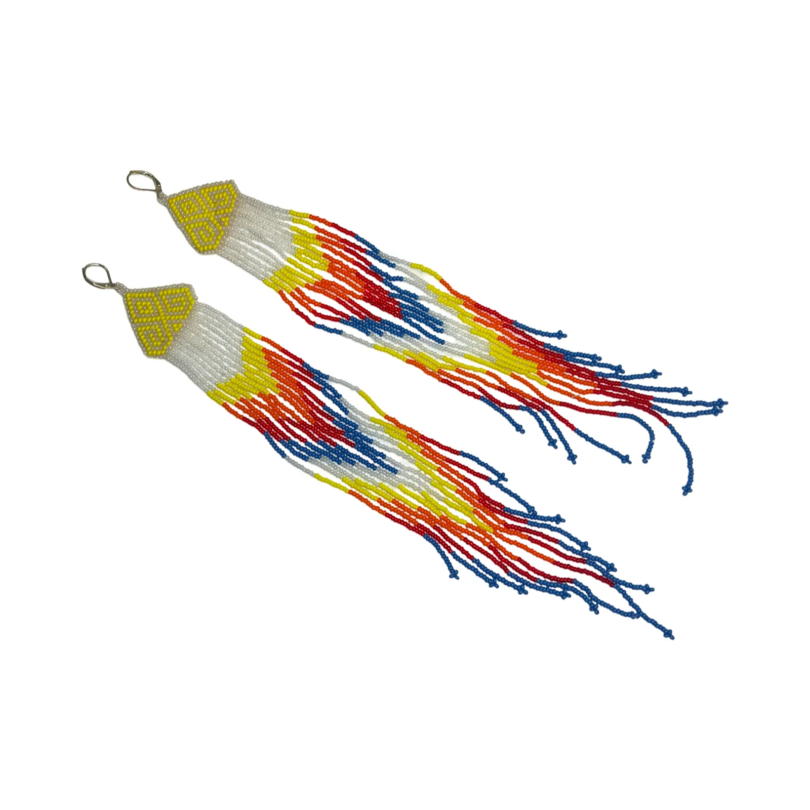 ABE Long Fringe Bead Earrings