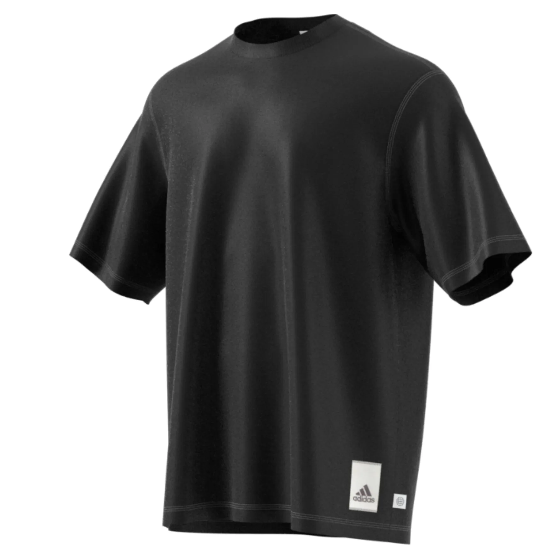 Adidas Sportwear Mens Caps Tennis Tee - Black