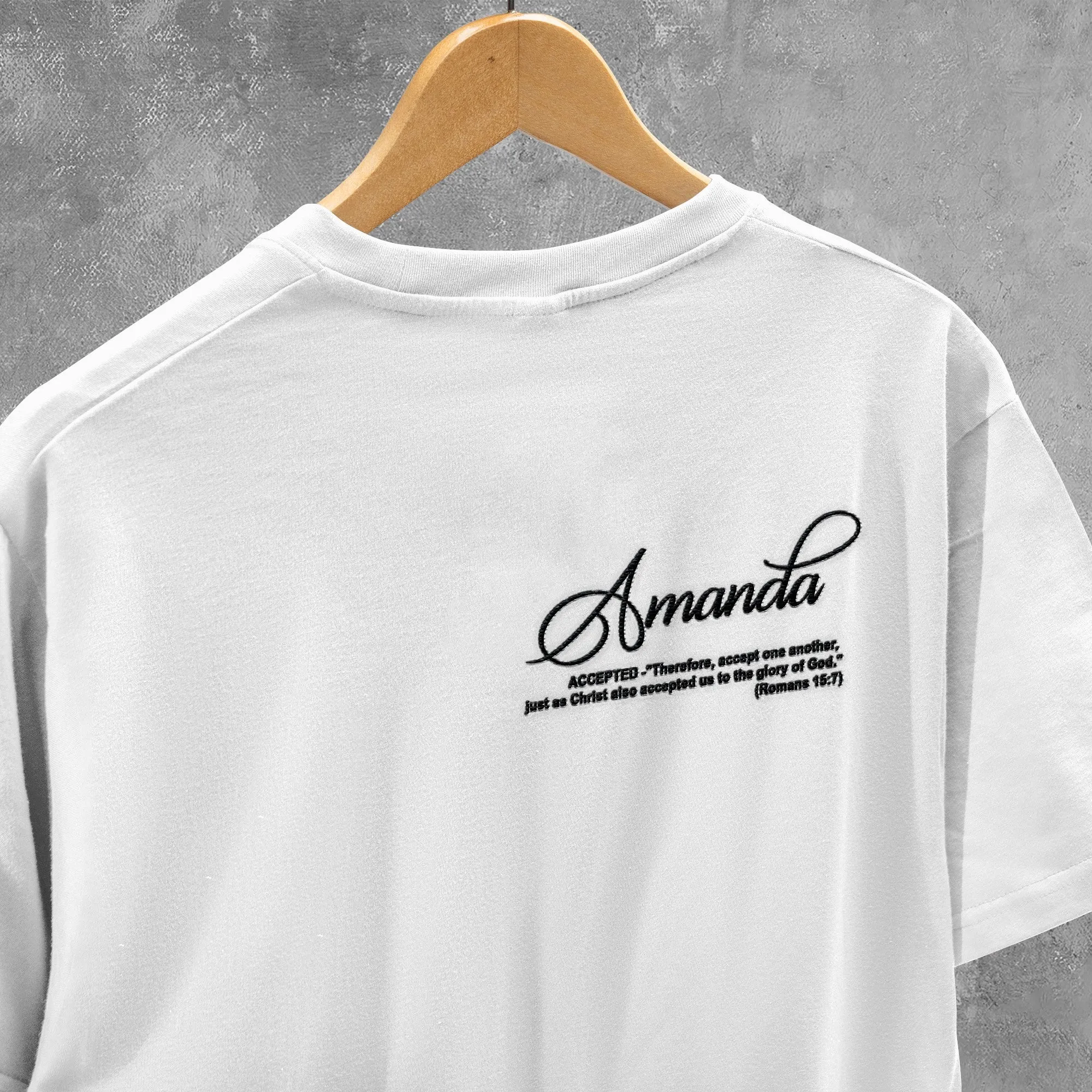 CHRISTIANARTBAG Personalized Embroidered Unisex T-shirt: Uncover the sacred meaning of your name - Personalized T-Shirt - CAB01180724.