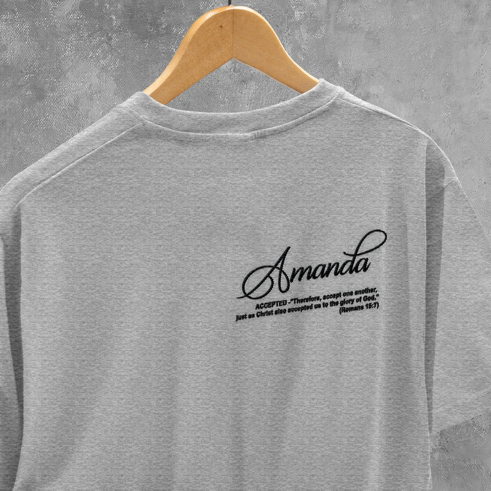 CHRISTIANARTBAG Personalized Embroidered Unisex T-shirt: Uncover the sacred meaning of your name - Personalized T-Shirt - CAB01180724.