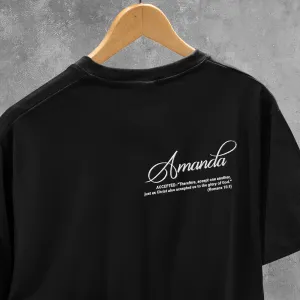 CHRISTIANARTBAG Personalized Embroidered Unisex T-shirt: Uncover the sacred meaning of your name - Personalized T-Shirt - CAB01180724.