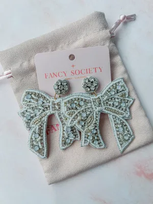 Sparkle Darling Bow Earrings