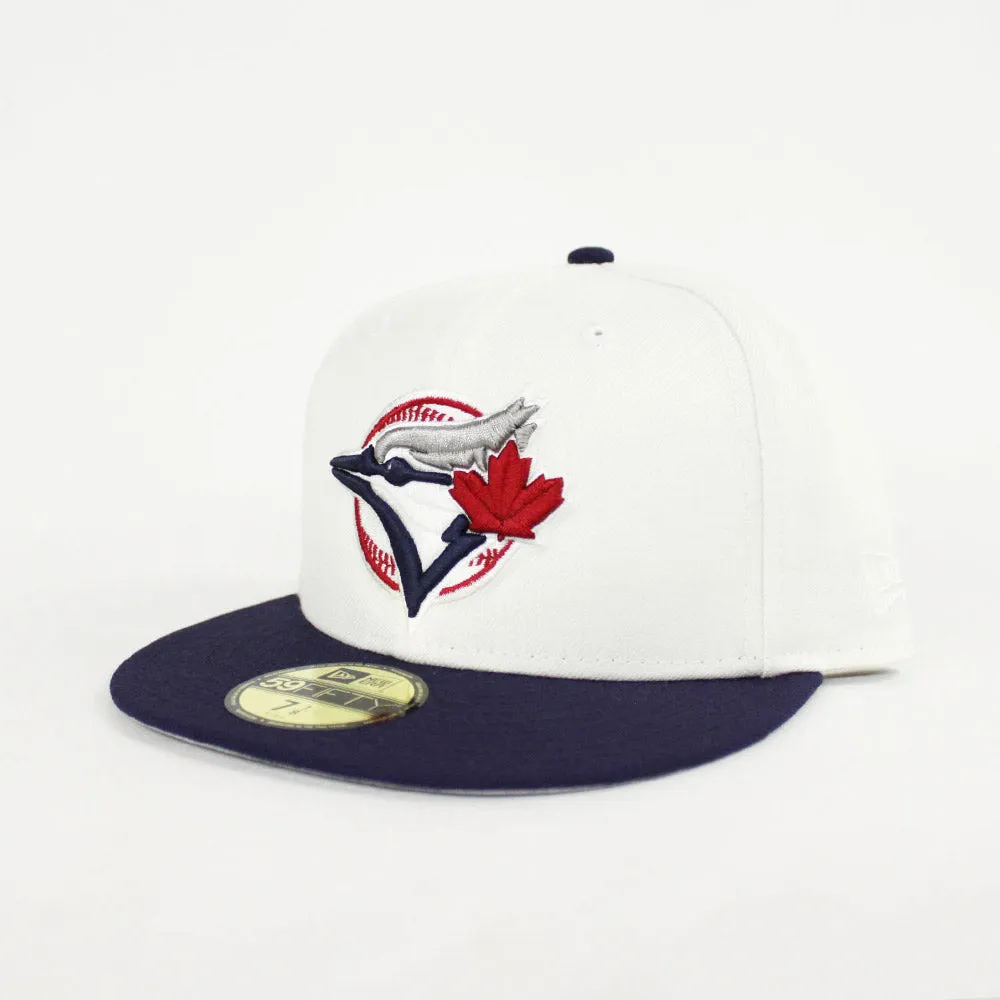 Toronto Blue Jays New Era 59Fifty Fitted Hat (Air Jordan 12 Collegiate Navy Gray Under Brim)